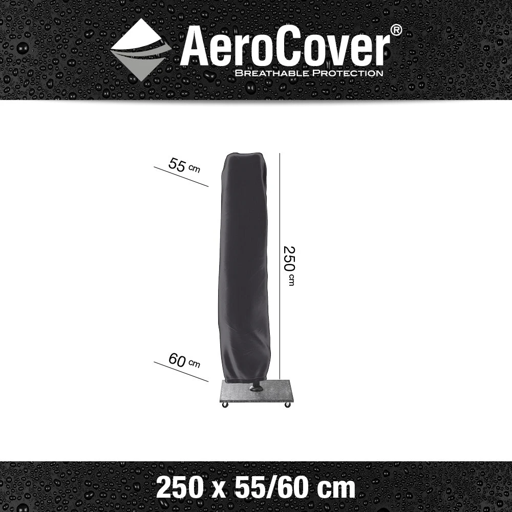 AeroCover Zweefparasolhoes H 250 X 55/60 Cm - Afbeelding 4