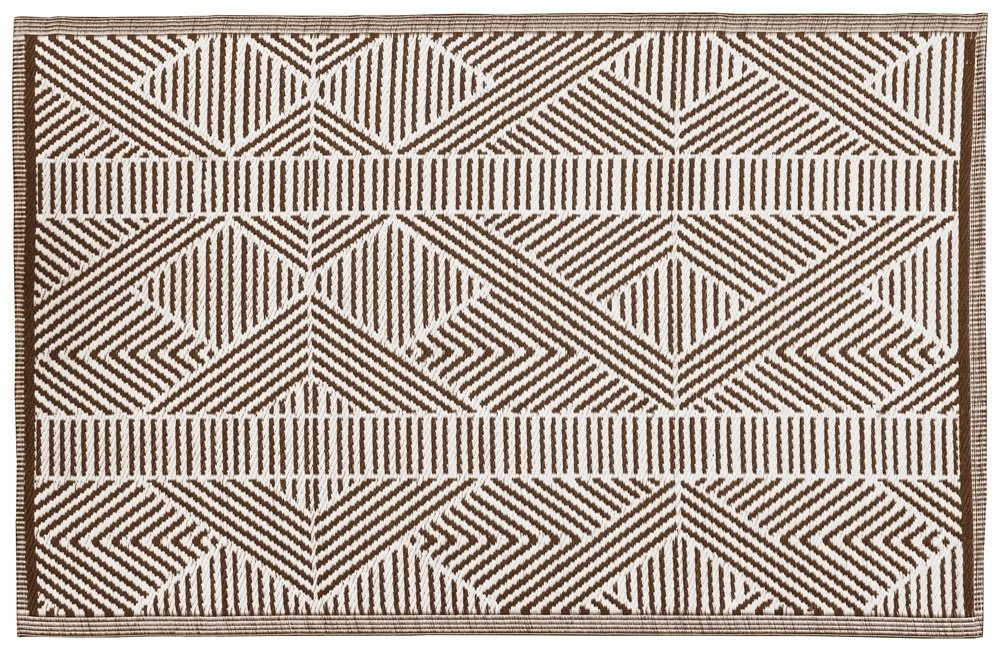 Buitenkleed AZTEC Brown - 180 X 120 Cm