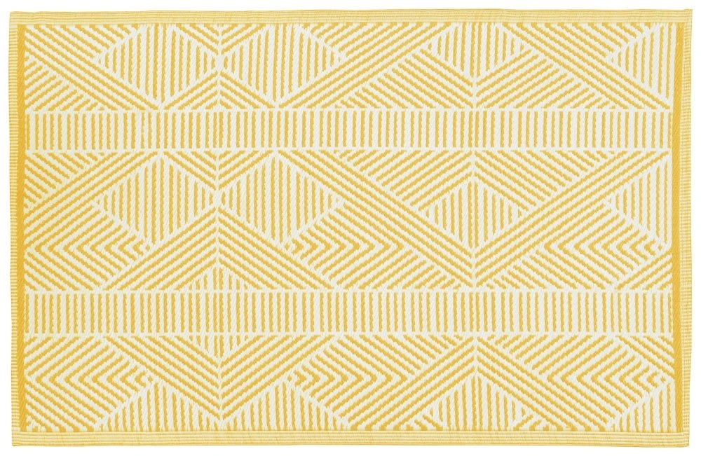 Buitenkleed AZTEC Yellow - 180 X 120 Cm
