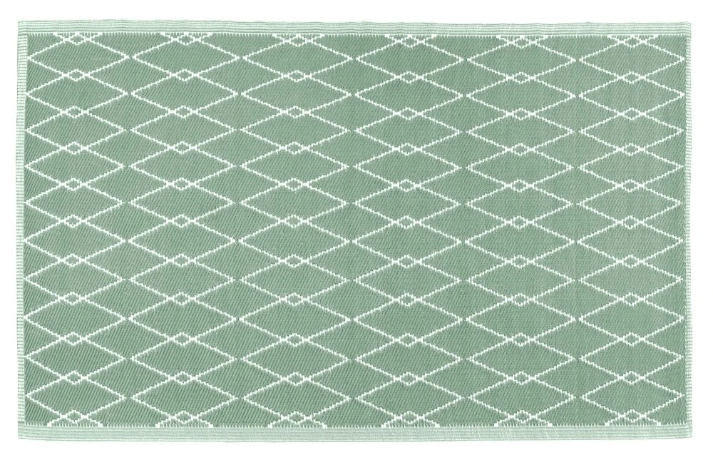 Buitenkleed MESH Green / White - 230 X 160 Cm