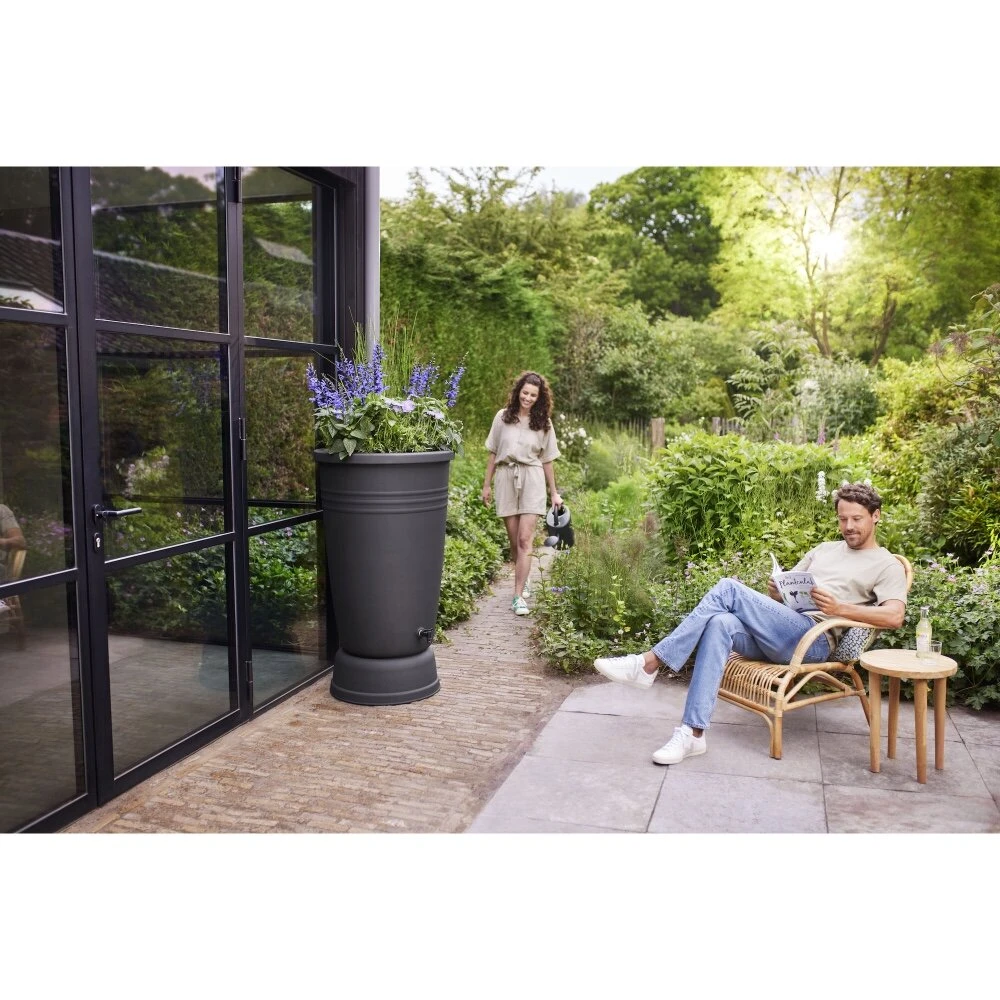 Elho Green Basics Regenton Plus 200ltr Zwart - Afbeelding 3