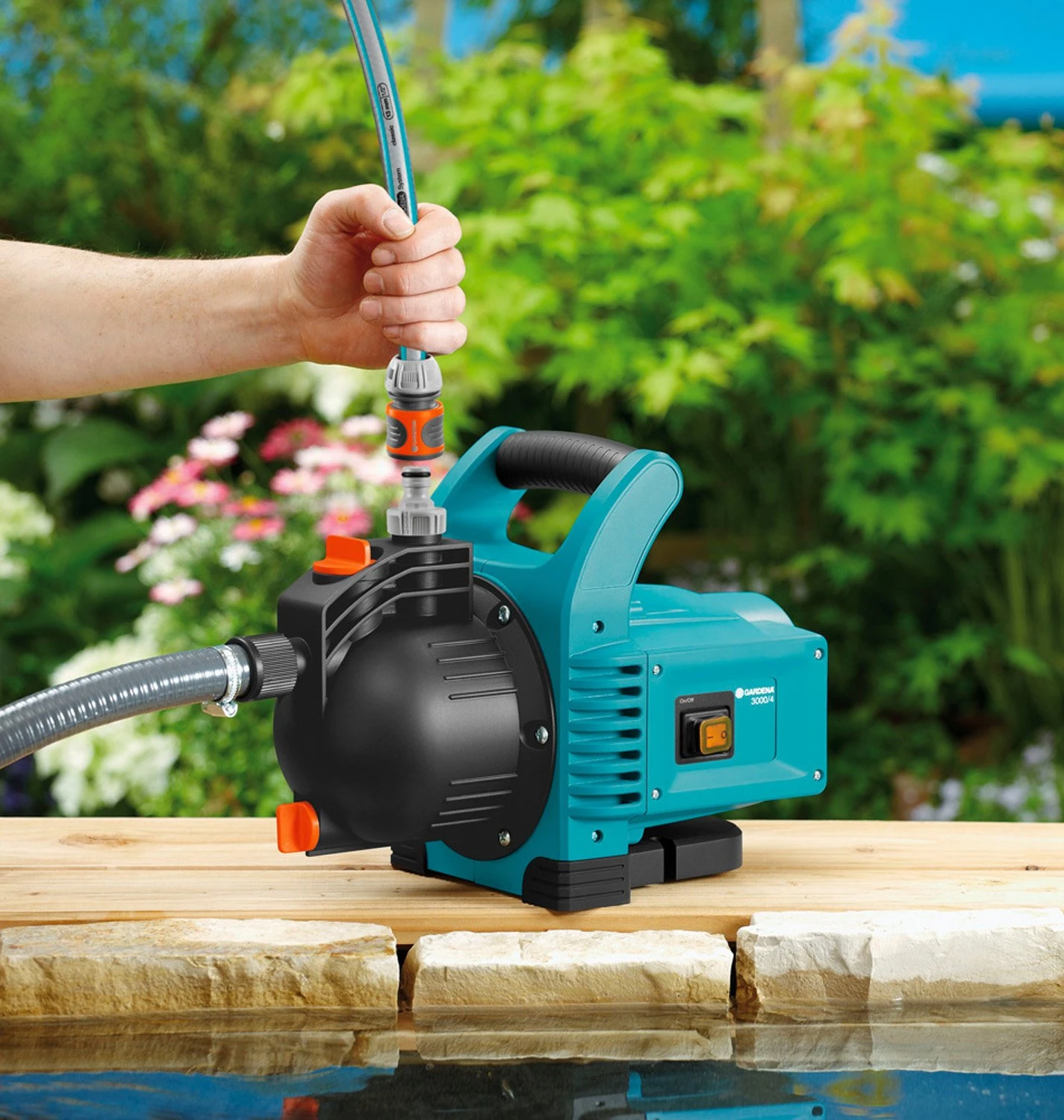 GARDENA Classic Besproeiingspomp 3000/4 Set - Afbeelding 2