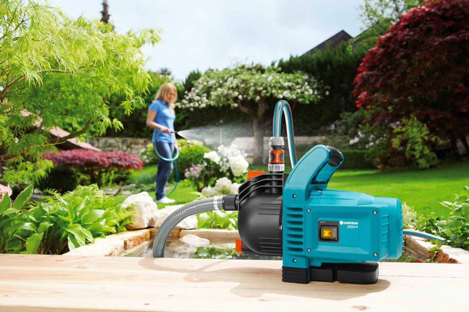 GARDENA Classic Besproeiingspomp 3000/4 Set - Afbeelding 3