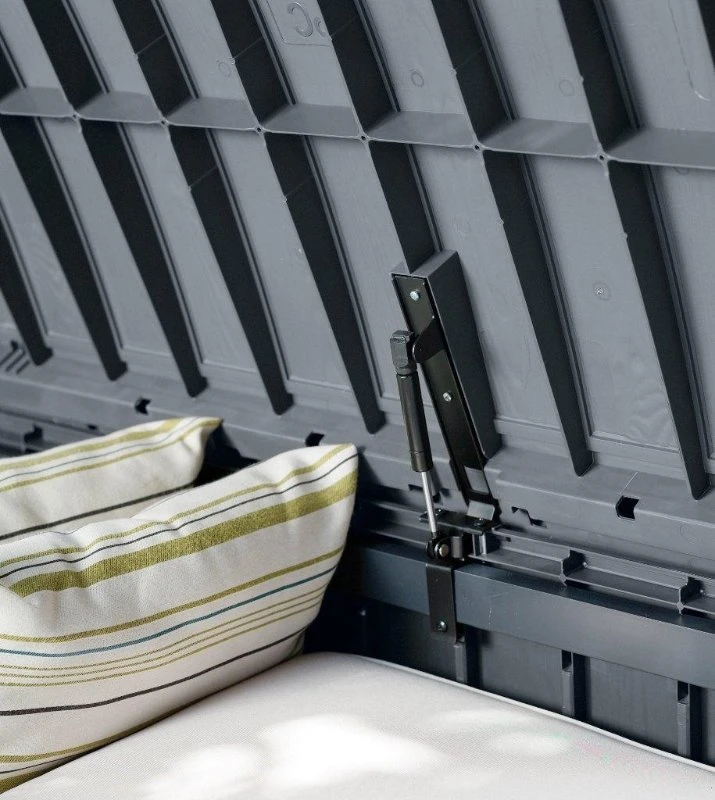 Keter Glenwood Opbergbox 390L Grafiet - Afbeelding 6