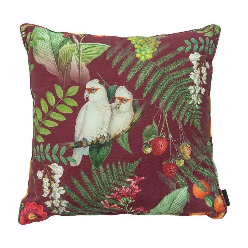 Madison Tuinkussen 50x50 Josie Bordeaux - Afbeelding 2