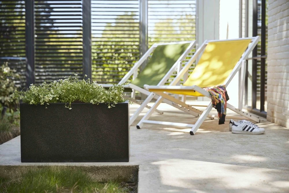 Bak Rechthoek Zwart - 100 X 40 X 55 Cm - Afbeelding 2