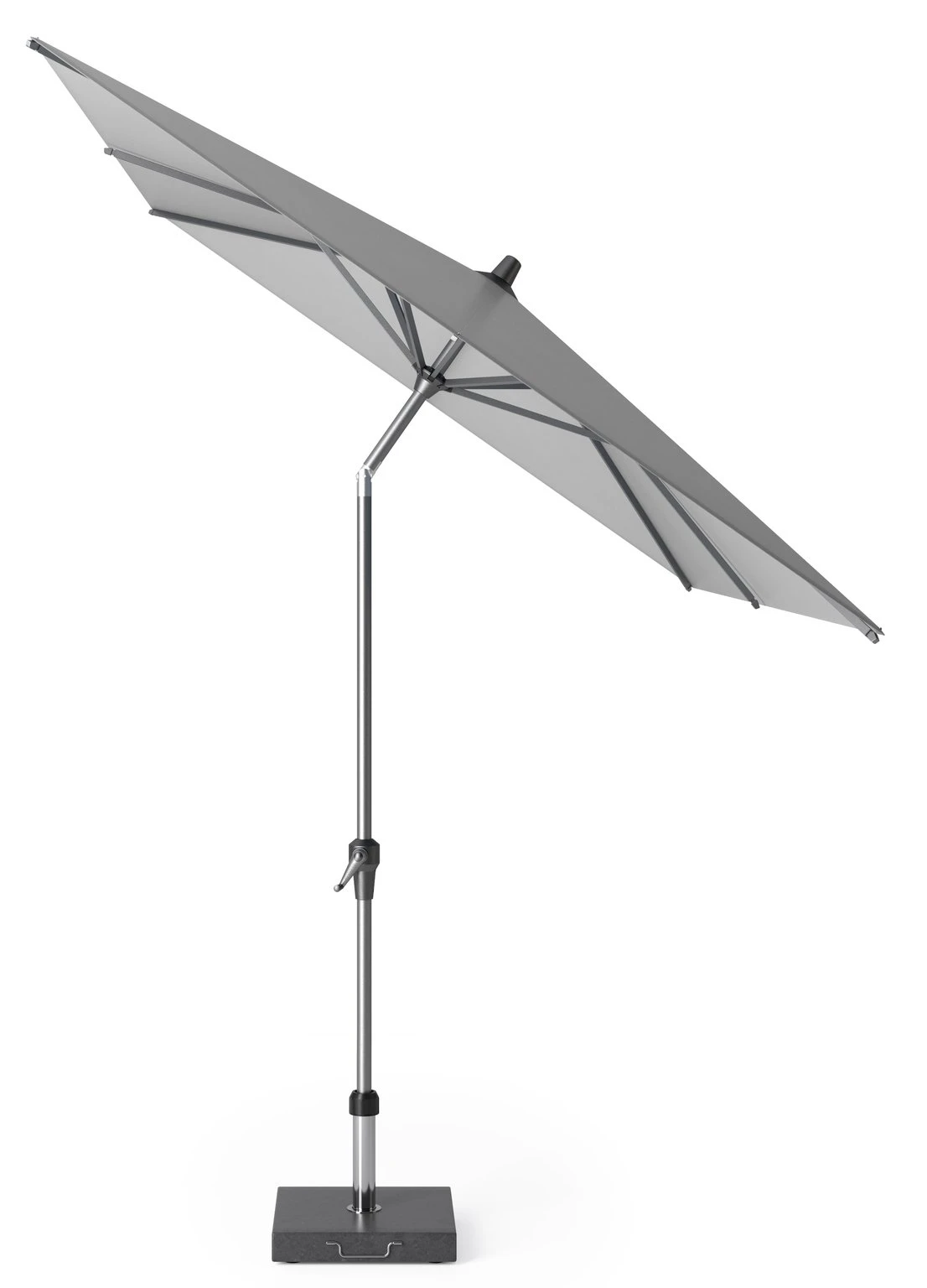Platinum Middenstokparasol Riva 300 X 200 Cm Lichtgrijs - Afbeelding 2