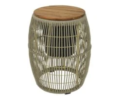 Seville Bijzet Tuintafel Beige - ร 40 X H 49 Cm