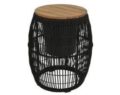 Seville Bijzet Tuintafel Zwart - ร 40 X H 49 Cm