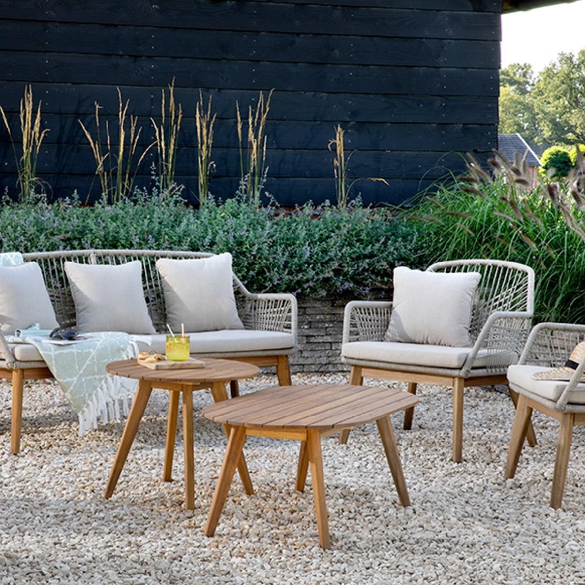 Seville Tuintafel Acacia - 97 X 57 X 40 Cm - Afbeelding 3