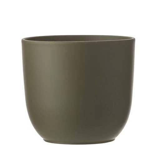 Tusca Pot Rond Groen - H25xd28cm